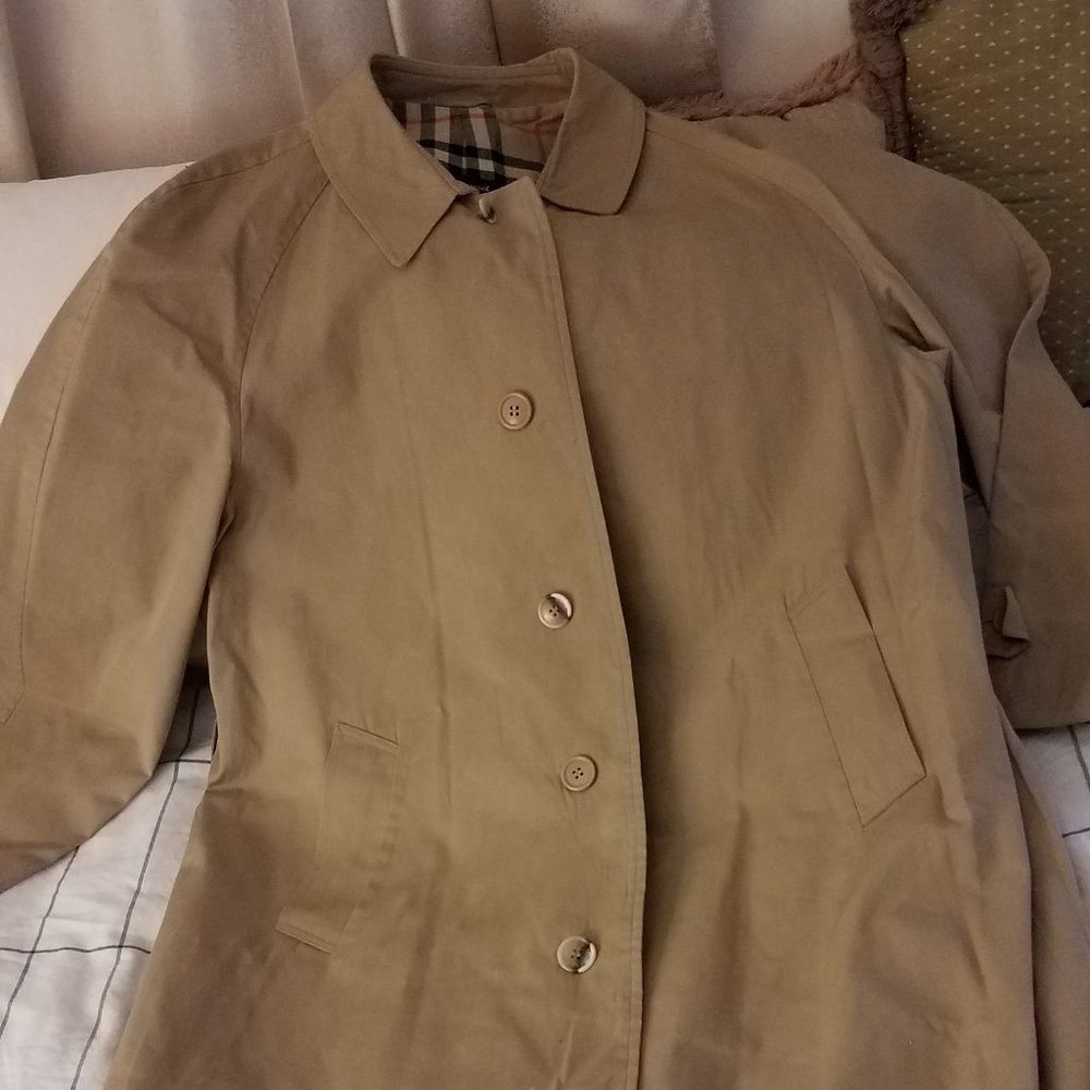 Ballarini - Blue Water Tan Trench Coat Men Large